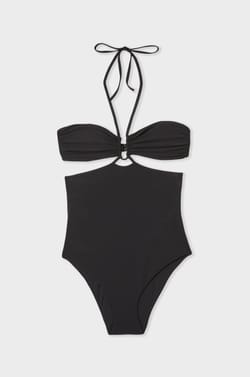One-Piece Swimsuit With Cutouts;${refinementColor}