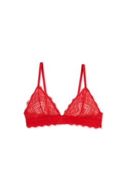 Bra N.8 - The Wireless Triangle in Lace;${refinementColor}