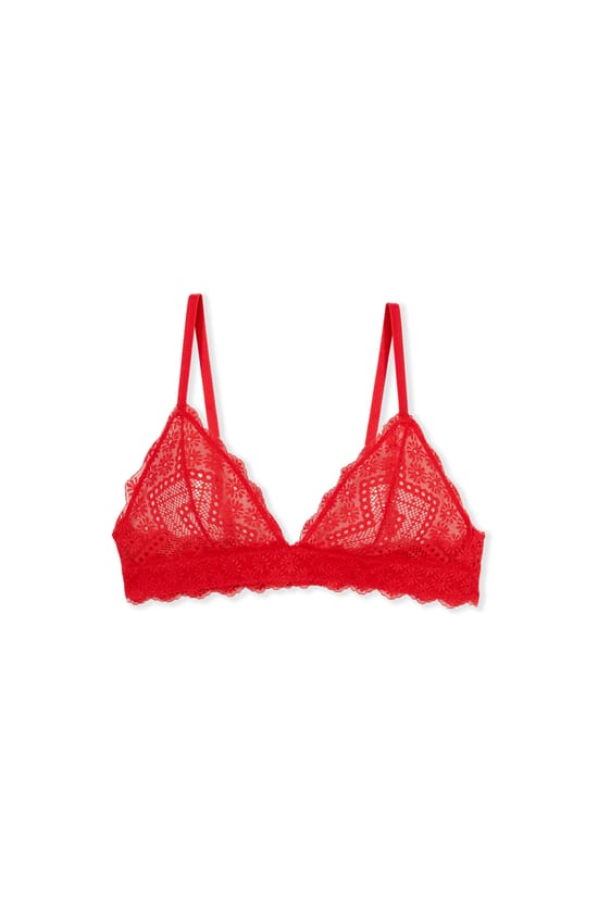 Soutien-gorge N.8 - Le triangle sans armatures en dentelle;${refinementColor}