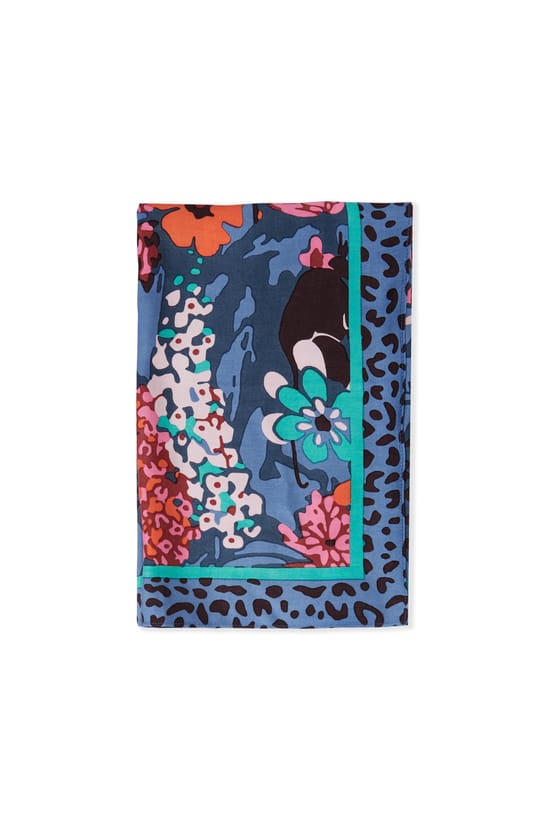 Foulard &agrave; motifs;${refinementColor}