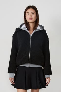 Blouson court zipp&eacute;;${refinementColor}