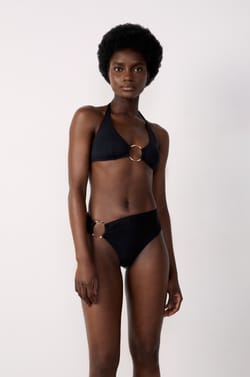 Hipster bas de maillot de bain détail anneau;${refinementColor}