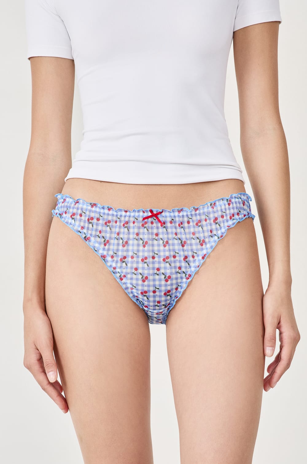 Printed bloomer briefs;${refinementColor}