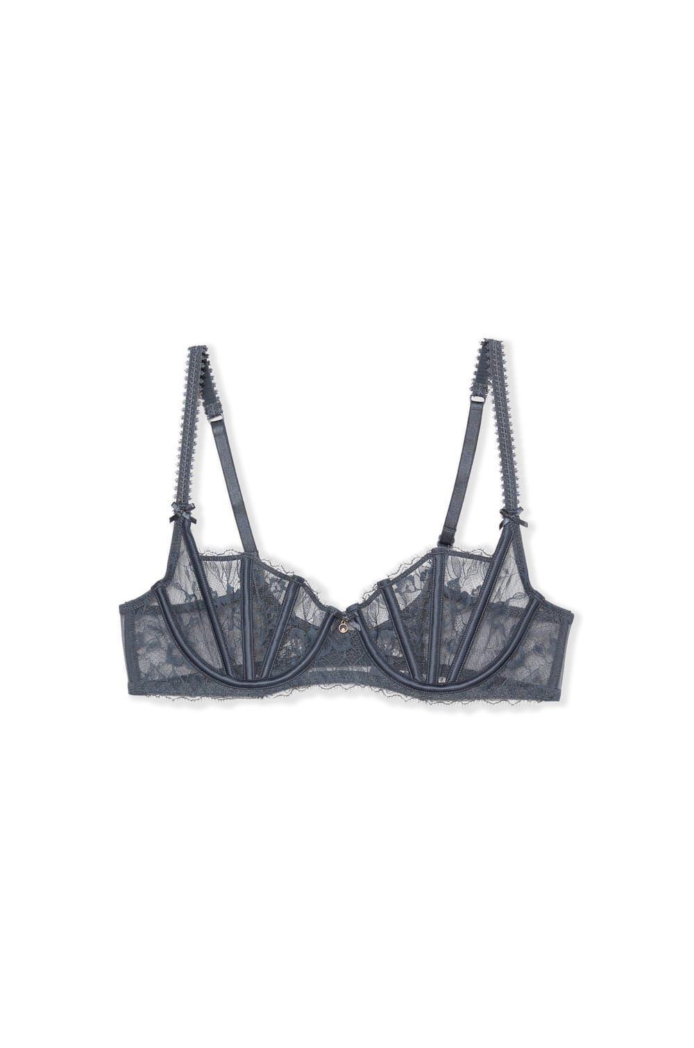 Soutien-gorge corbeille en satin et dentelle eyelash;${refinementColor}