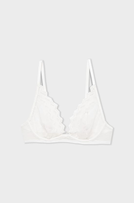 Soutien-gorge armaturé en dentelle;${refinementColor}