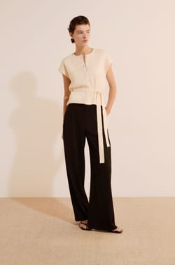 Pantalon fluide large;${refinementColor}