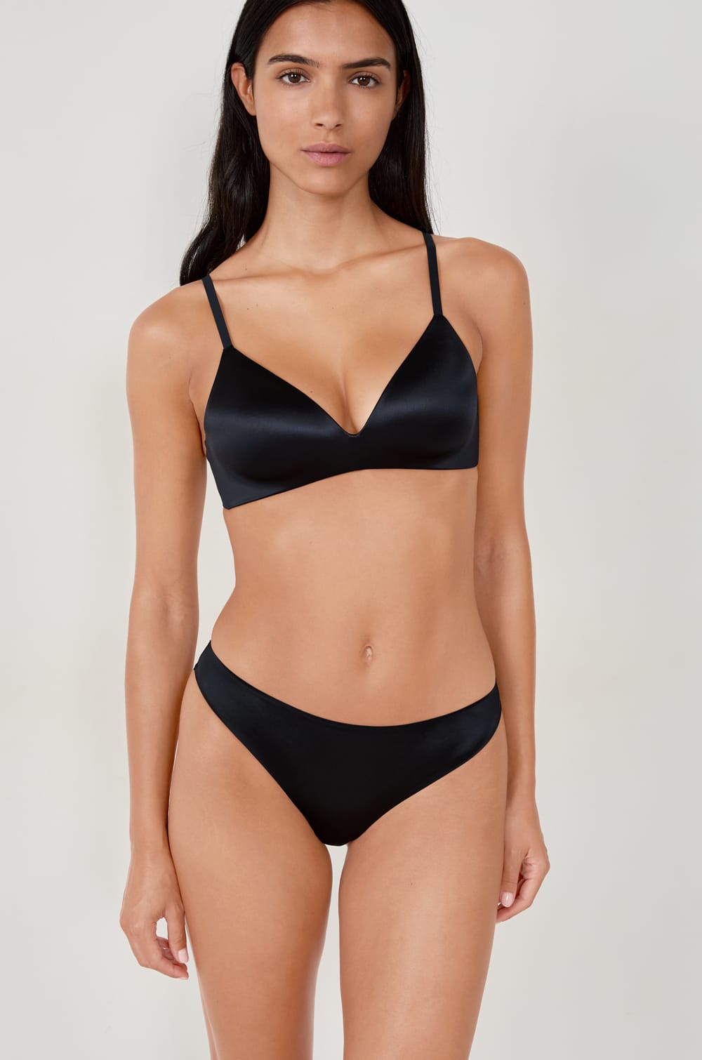 Soutien-gorge triangle sans armatures;${refinementColor}