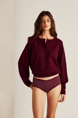 Shorty avec d&eacute;tails dentelle;${refinementColor}