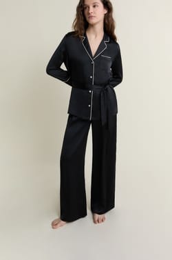 Satin Pyjama Trousers;${refinementColor}