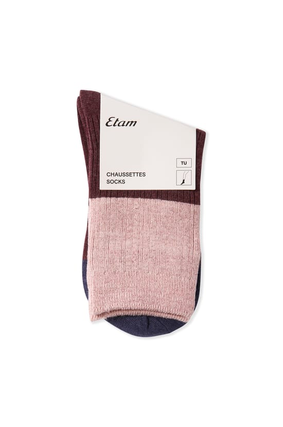 Chaussettes multicolores;${refinementColor}
