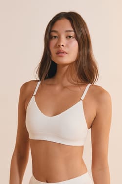 Soutien-gorge brassi&egrave;re sans coutures en coton biologique;${refinementColor}