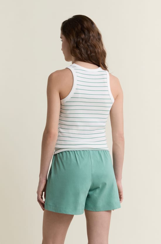 Short de pyjama boyfriend en coton ;${refinementColor}