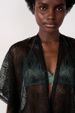 Openwork Kimono;${refinementColor}