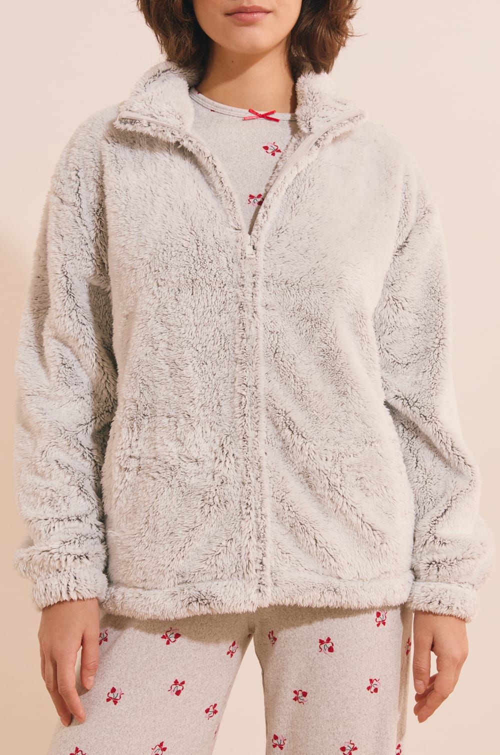 3-Piece Patterned Pajama Set;${refinementColor}
