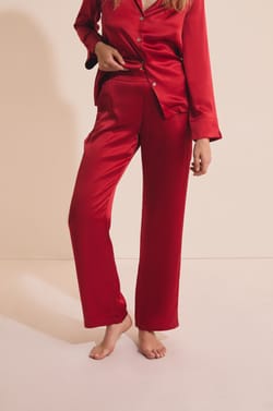 Silk Pyjama Trousers;${refinementColor}