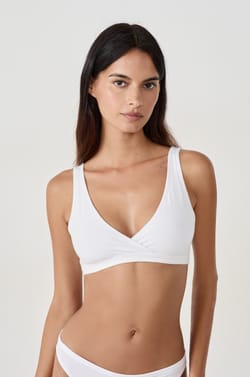 Reversible Bralette in Stretchy Organic Cotton;${refinementColor}