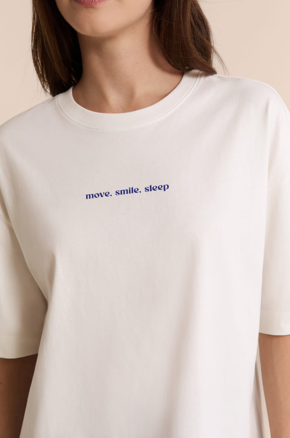 Camiseta de pijama de manga corta de algod&oacute;n;${refinementColor}