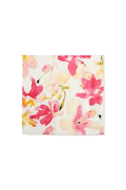 Foulard en soie &agrave; motifs;${refinementColor}