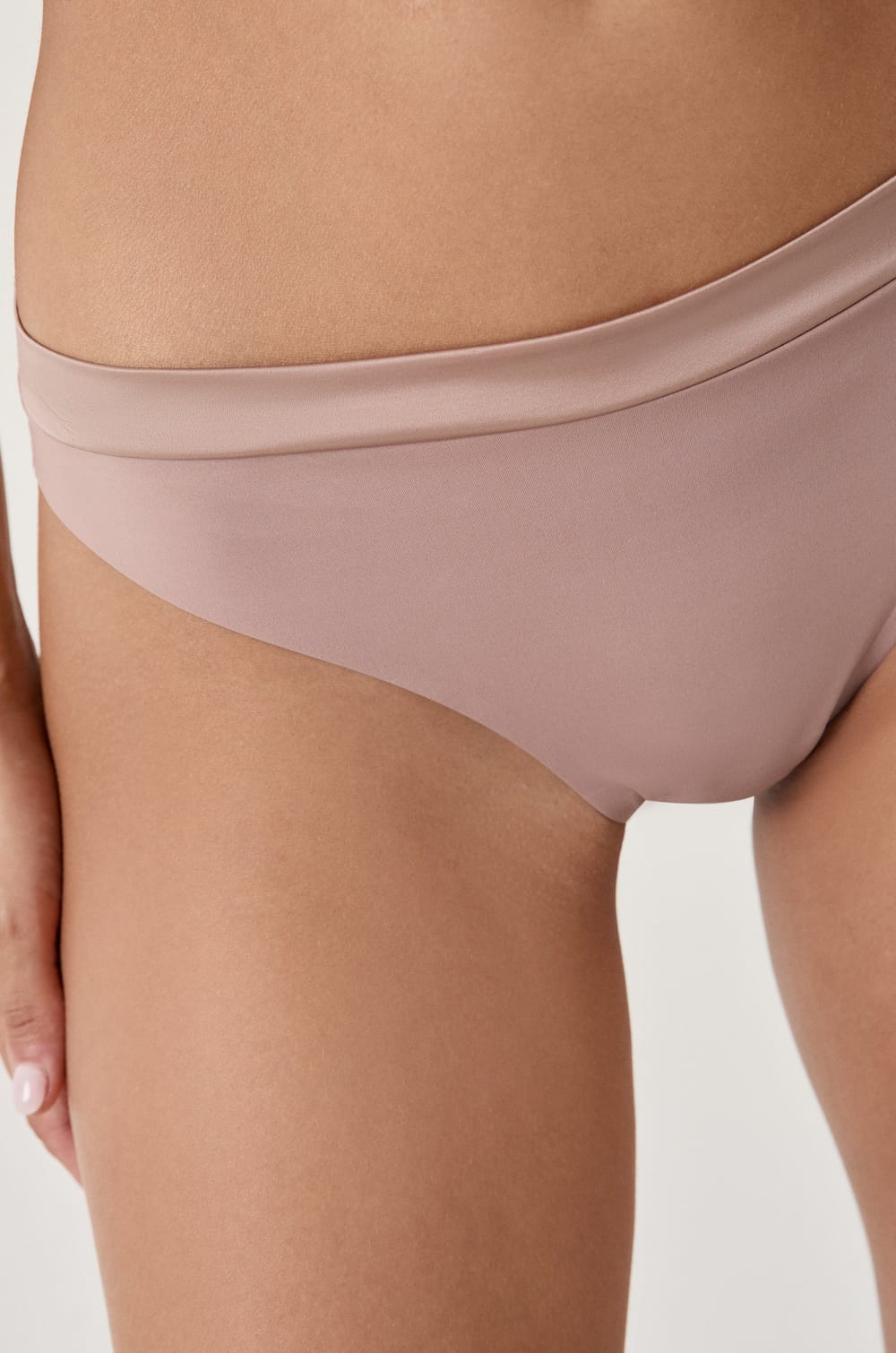 Satin microfiber brief;${refinementColor}