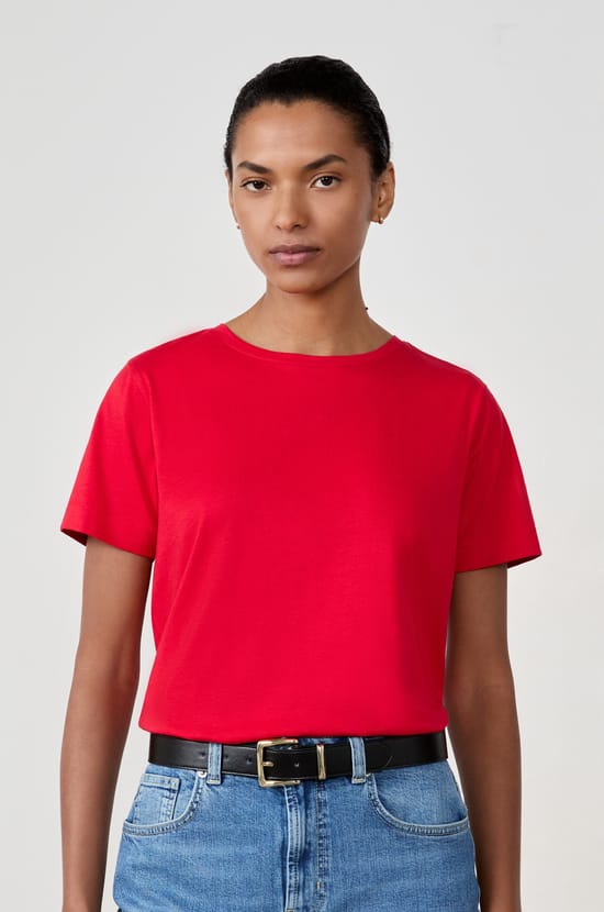 Short-sleeved cotton T-shirt;${refinementColor}