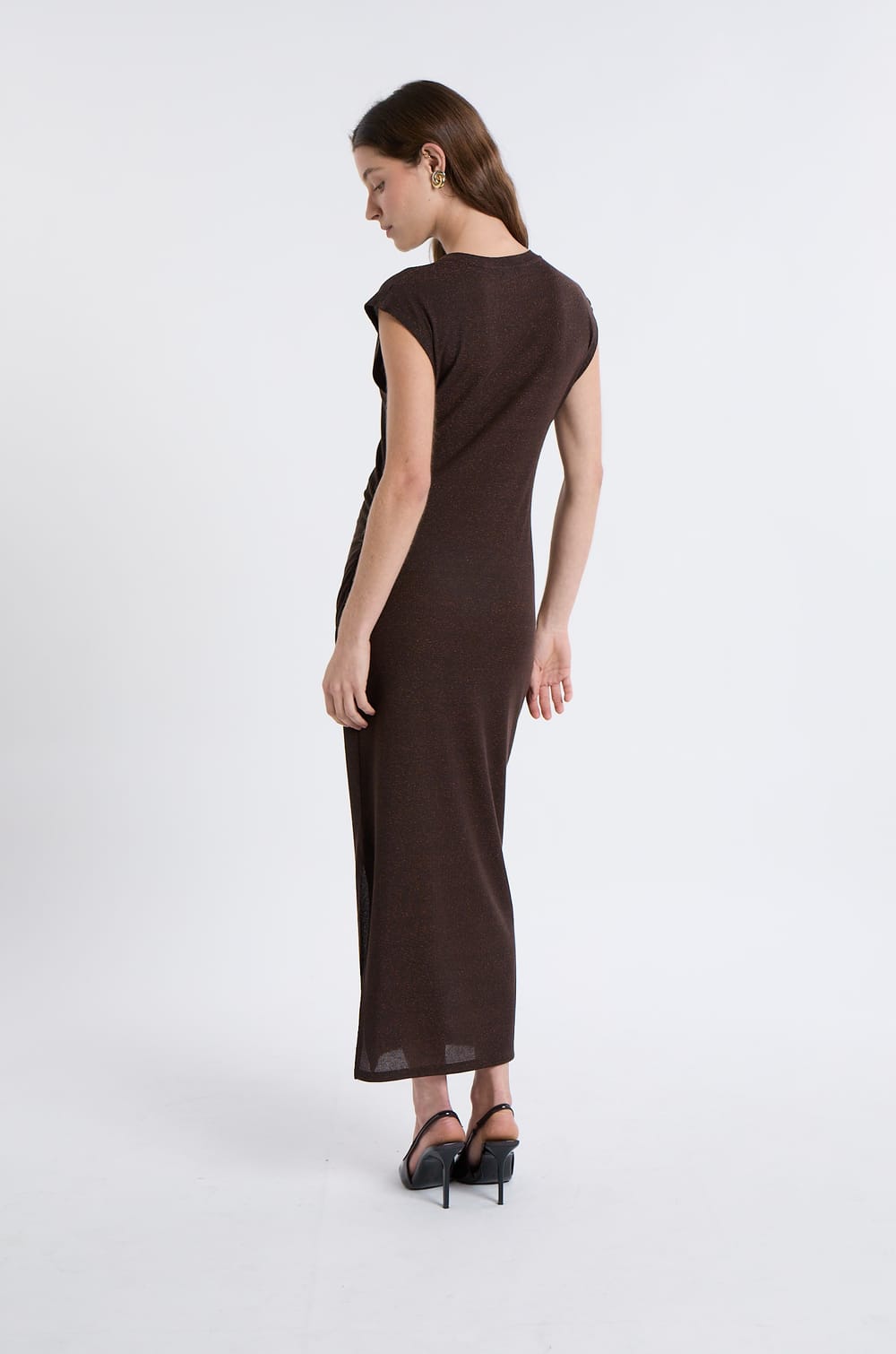 Robe longue fendue;${refinementColor}