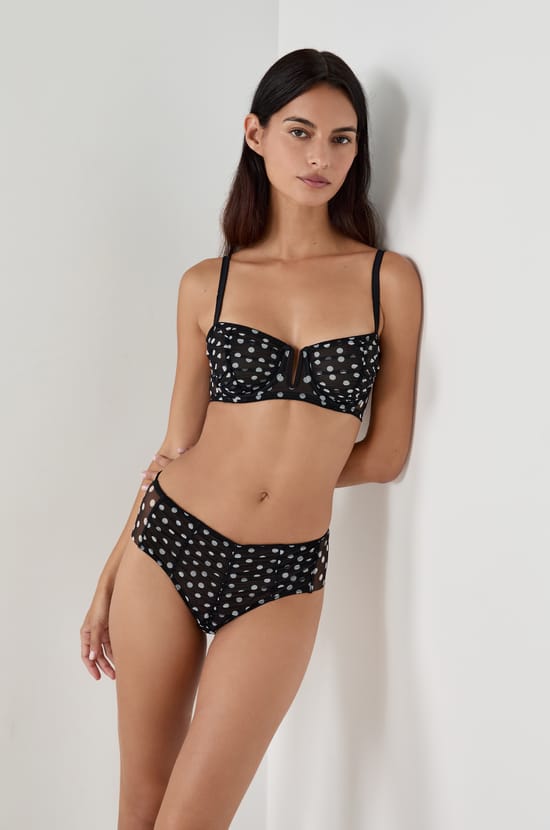 Soutien-gorge N.9 - Balconnet à pois;${refinementColor}