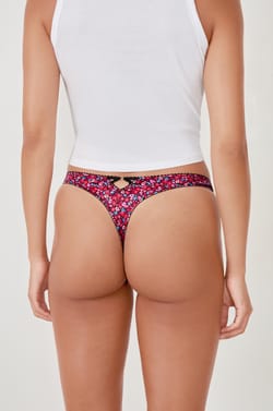 Tanga de hilo de microfibra;${refinementColor}