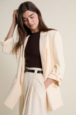 Blazer manches longues;${refinementColor}