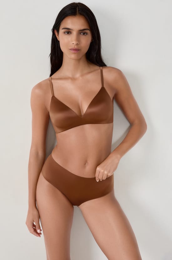 Soutien-gorge triangle sans armatures;${refinementColor}