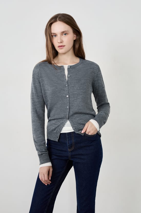 Wool Cardigan;${refinementColor}