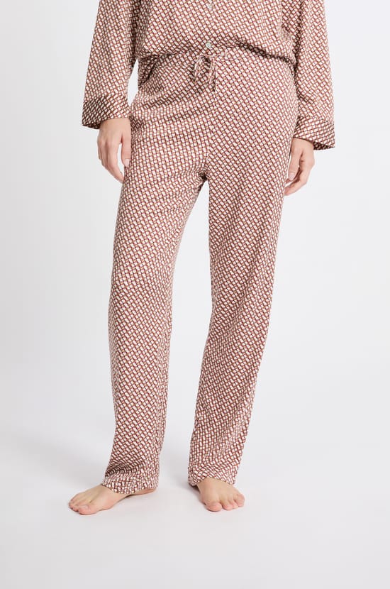 Pantalon de pyjama à motifs;${refinementColor}