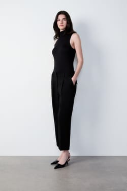 Straight Leg Trousers;${refinementColor}