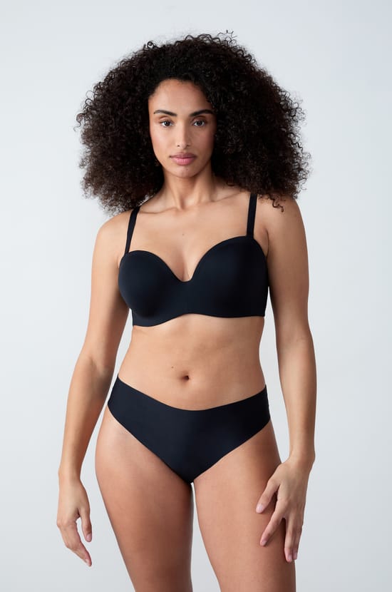 Strapless lightly lined bra with removable straps, cup C-E;${refinementColor}