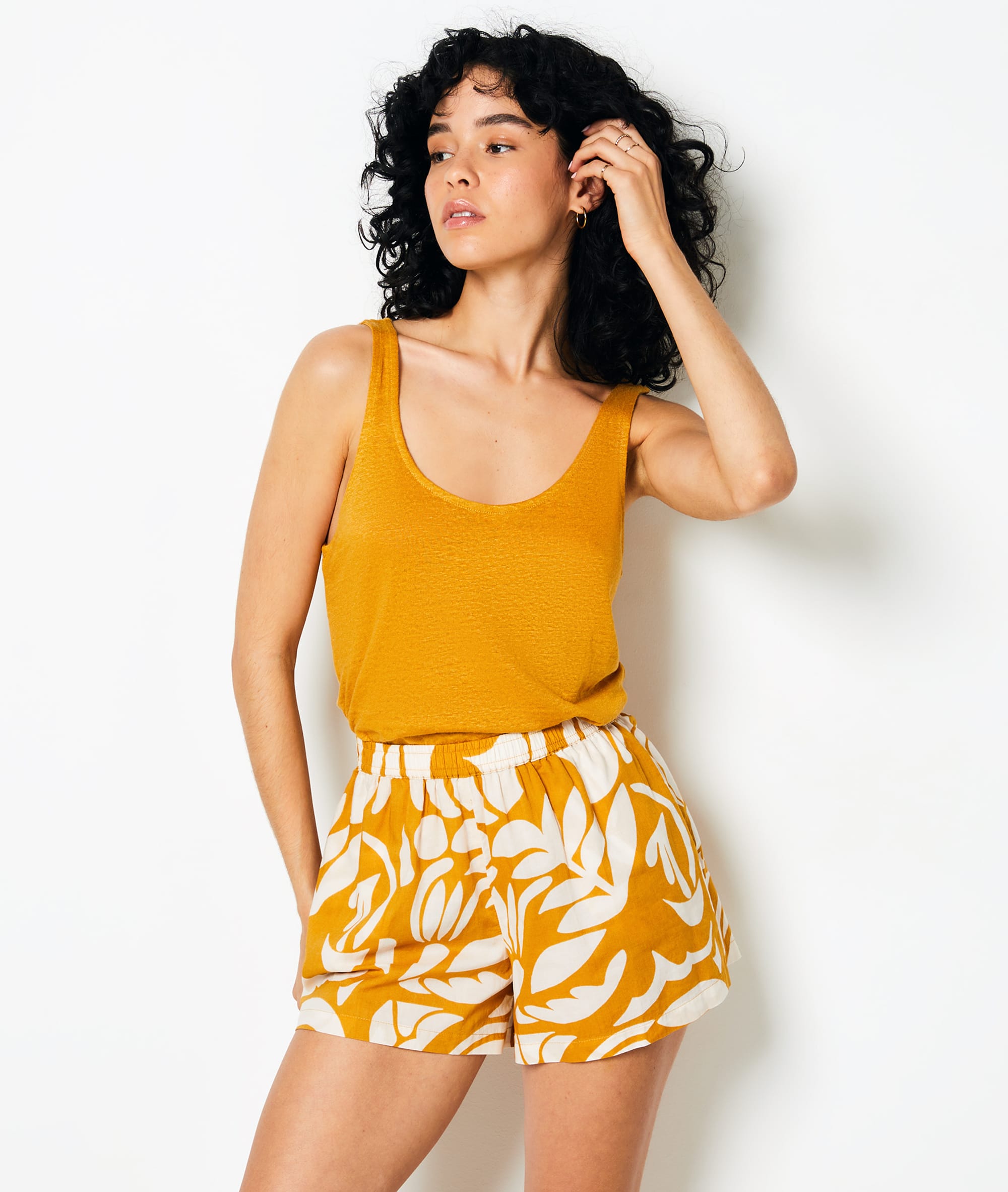 Débardeur Femme 100% Lin SENES - Noir Ou Blanc - Taille S/M - Neuf Sans étiquettes
