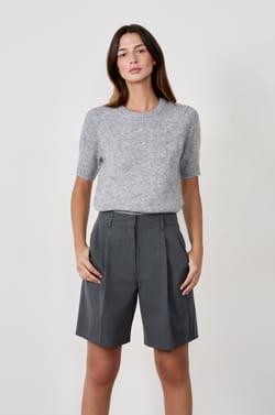 Straight Cut Shorts;${refinementColor}