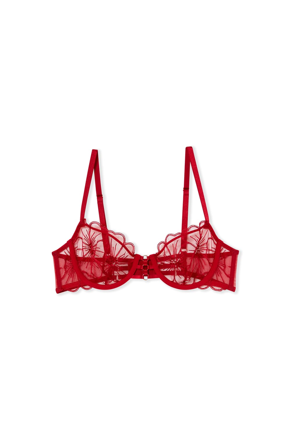 Bra No. 9 - The Balconette with Embroidery;${refinementColor}