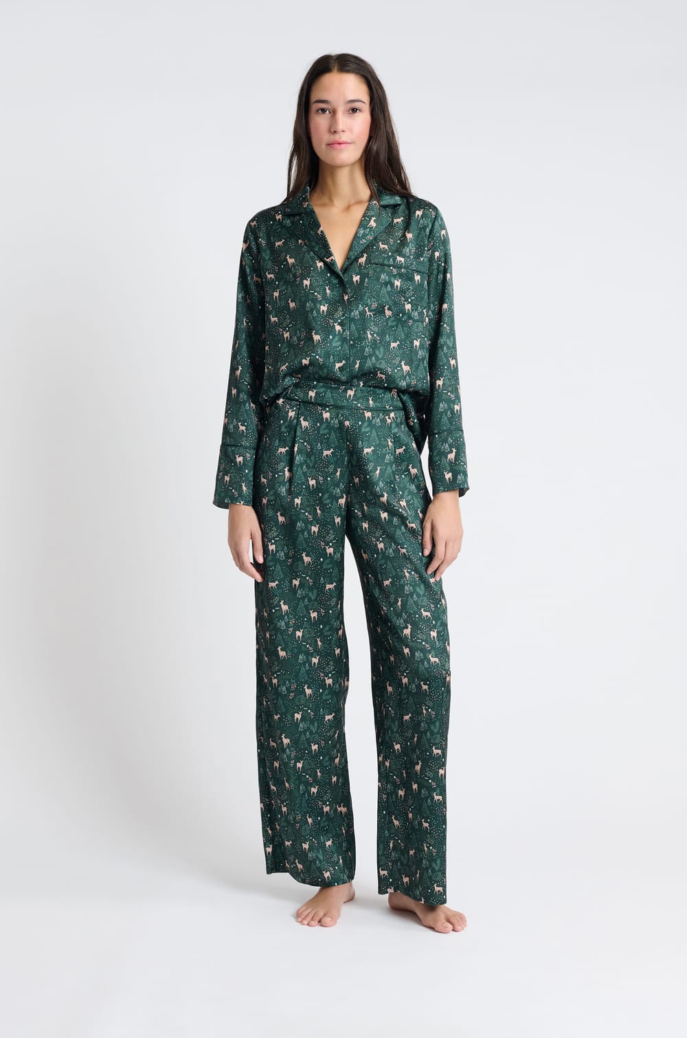 Pyjama 2 pièces à imprimés;${refinementColor}