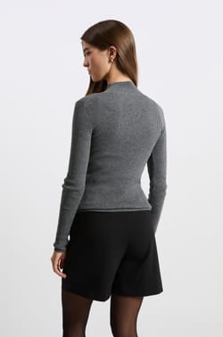 High Neck Sweater;${refinementColor}
