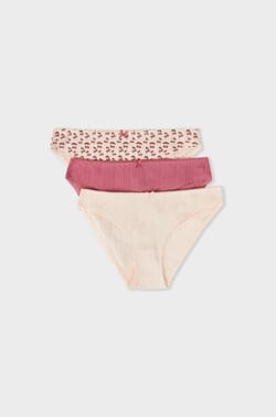 3er-Pack Baumwollslips;${refinementColor}