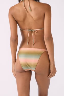 Sequined Bikini Bottom Tie-Side Brief;${refinementColor}