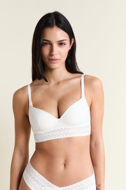 Lightly Lined Bra with Nursing Clips;${refinementColor}