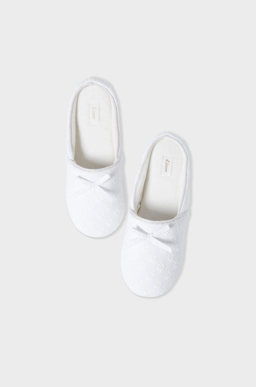 Chaussons mules &agrave; n&oelig;ud;${refinementColor}