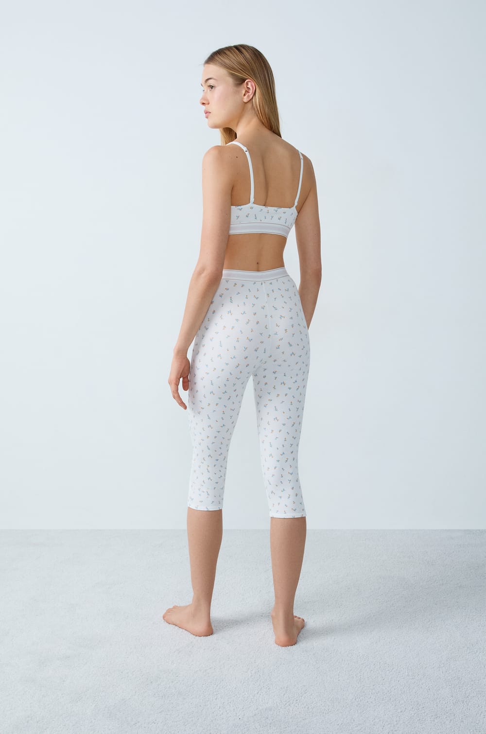 Ribbed Cotton Cyclist Short;${refinementColor}