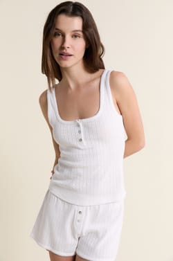 Pyjama tanktop van katoen;${refinementColor}