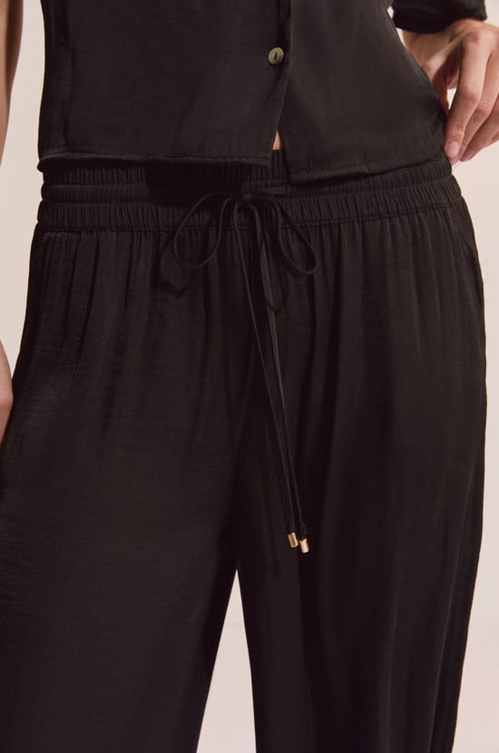 Wide-leg satin trousers;${refinementColor}