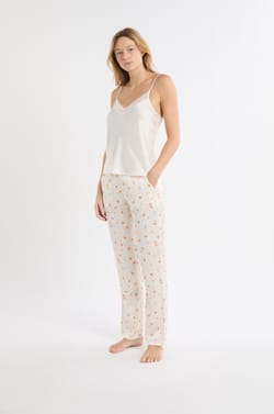 3-teiliges Satin-Pyjama-Set;${refinementColor}