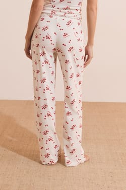 Pantalon de pyjama avec coton et motifs tomates;${refinementColor}
