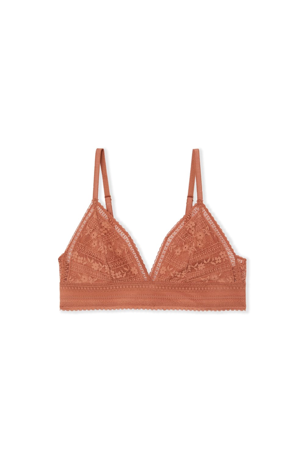 Soutien-gorge N.8 - Le triangle sans armatures en dentelle ;${refinementColor}