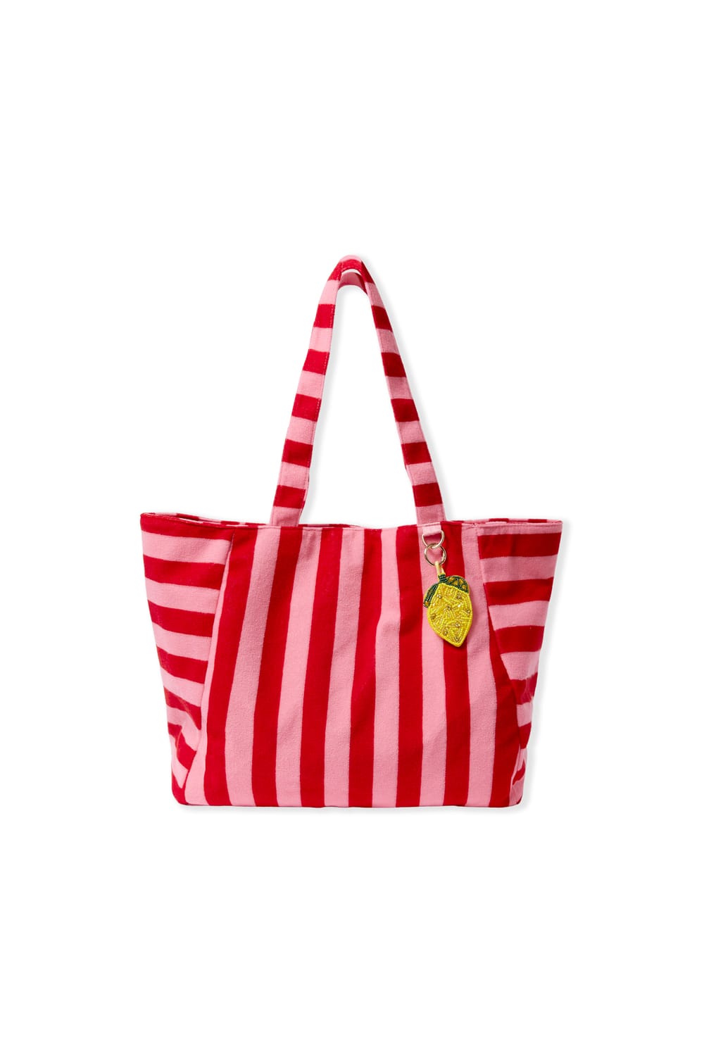 Sac en &eacute;ponge &agrave; rayures &agrave; motif citron;${refinementColor}