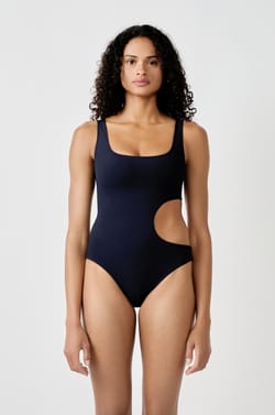 One-piece swimsuit with side cut-out Marcia Wear x Etam;${refinementColor}